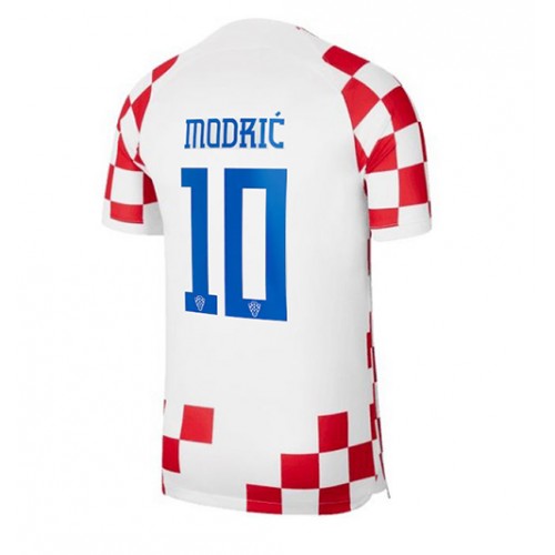 Fotballdrakt Herre Kroatia Luka Modric #10 Hjemmedrakt VM 2022 Kortermet